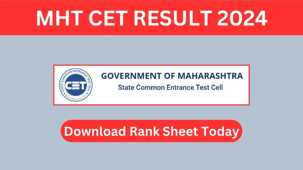 MHT CET RESULT 2024