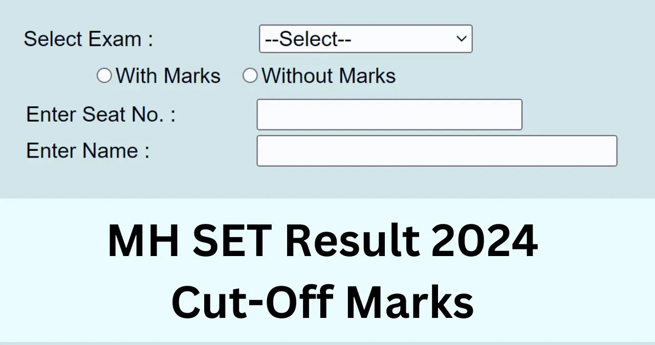 Maharashtra SET Result 2024