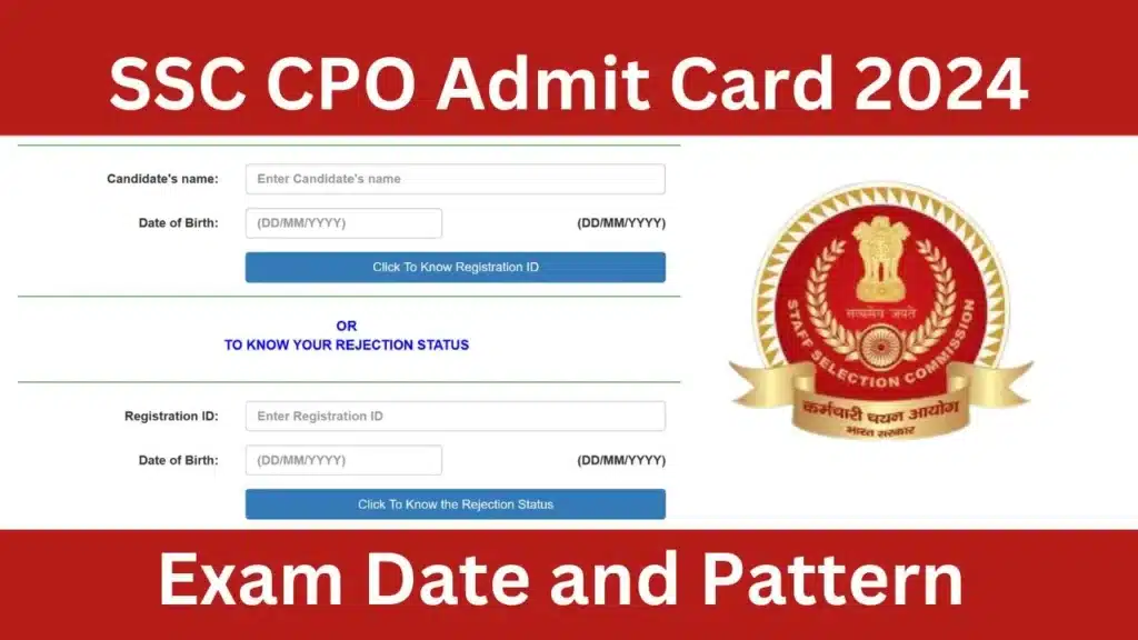 SSC CPO Admit Card 2024