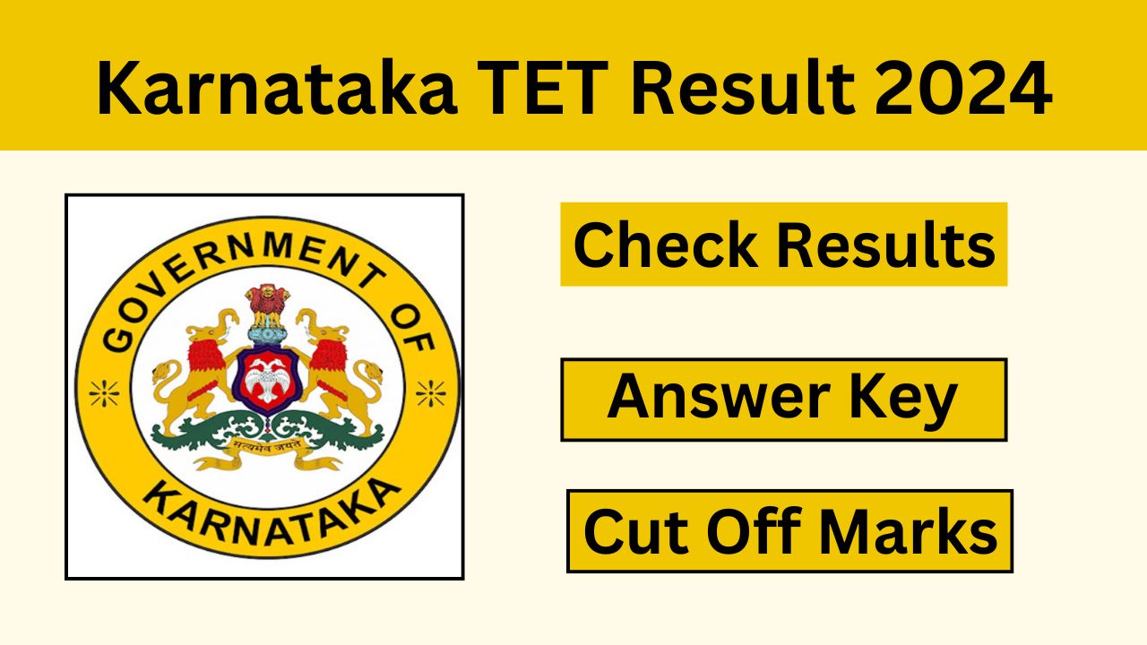 Karnataka TET Result 2024