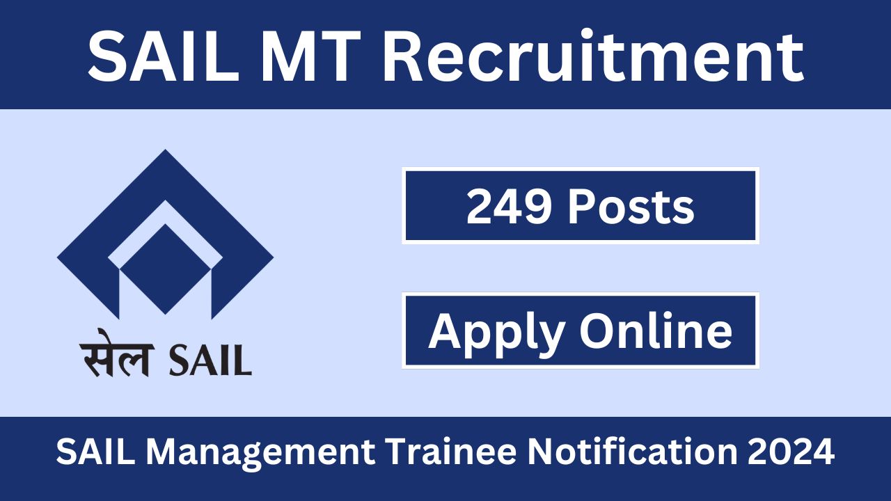 SAIL Management Trainee Recruitment 2024