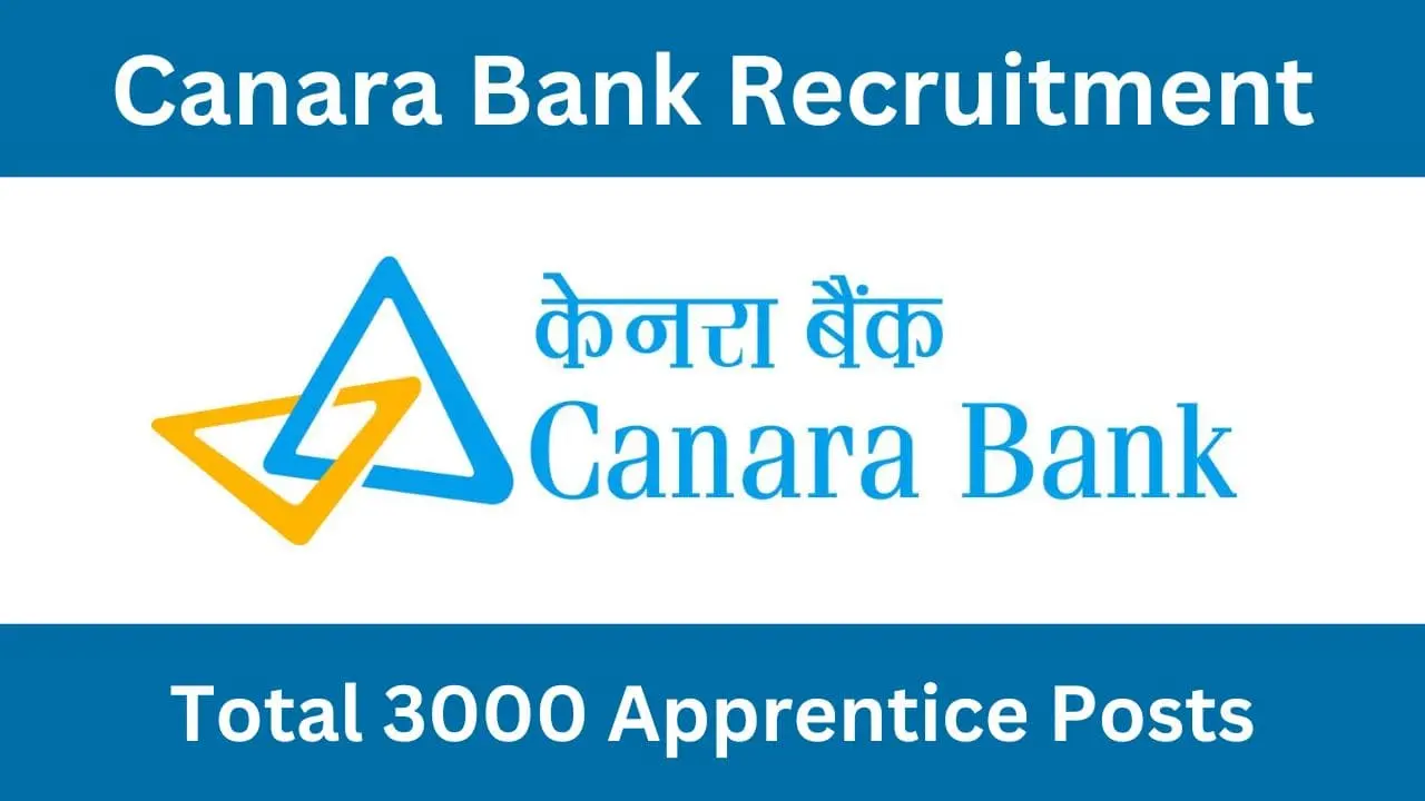 Canara Bank Apprentice Recruitment 2024