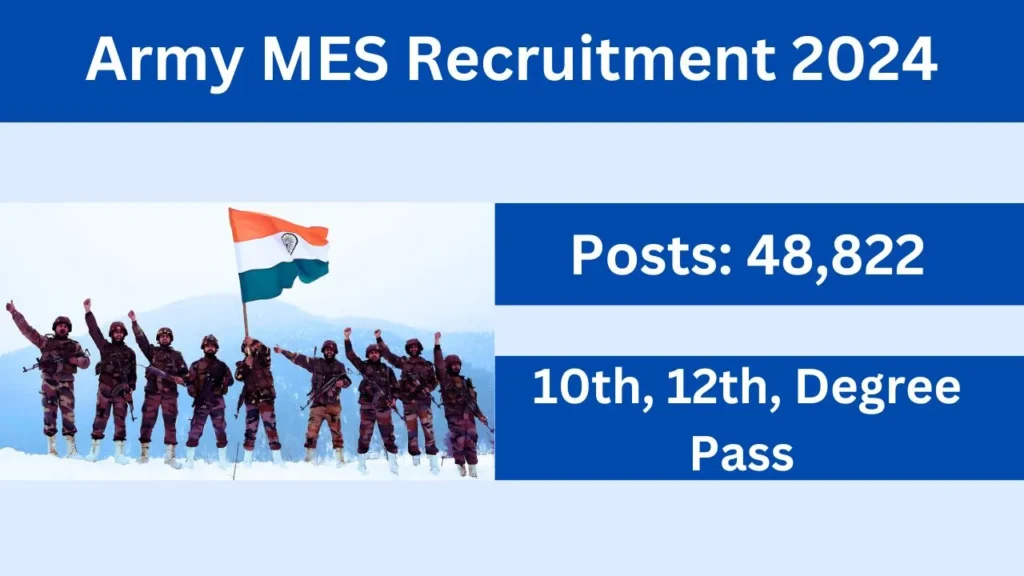 Army MES Recruitment 2024