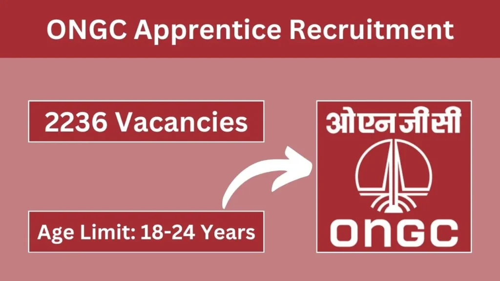 ONGC Apprentice Recruitment 2024